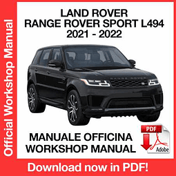 Manuale Officina Land Rover Range Rover Sport L494 (2021-2022-2023) (EN)