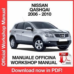 Manuale Officina Nissan Qashqai J10 (2006-2007-2008-2009-2010) (EN)