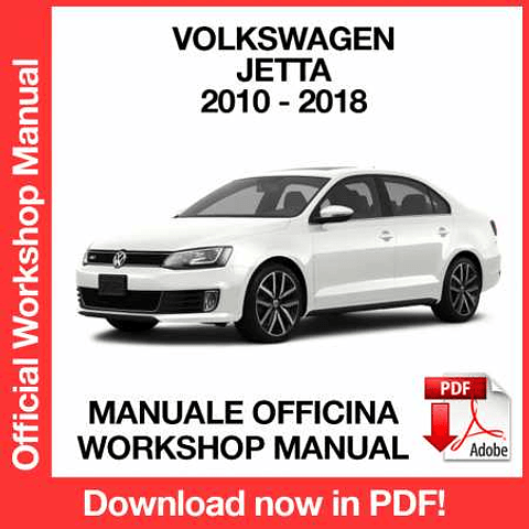 Manuale Officina Volkswagen Jetta (2010-2011-2012-2013-2014-2015-2016-2017-2018) (EN)