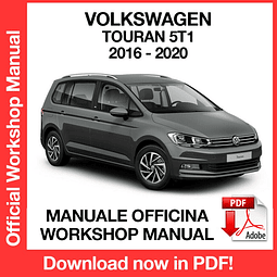 Manuale Officina Volkswagen Touran (2016-2017-2018-2019-2020) (EN)