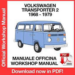 Manuale Officina Volkswagen Transporter T2 (1968-1979) (EN)