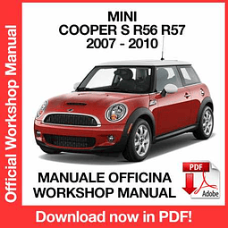Manuale Officina Mini Cooper R56 R57 (2007-2008-2009-2010) (EN)