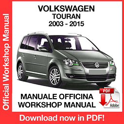 Manuale Officina Volkswagen Touran (2010-2011-2012-2013-2014-2015) (EN)