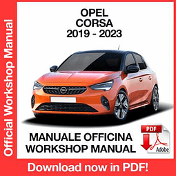 Manuale Officina Opel Corsa F (2019-2020-2021-2022-2023) (ITA)