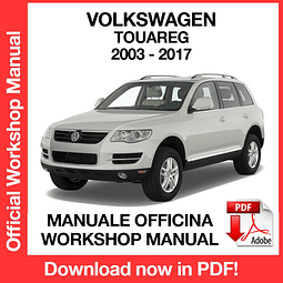 Manuale Officina Volkswagen Touareg (2010-2011-2012-2013-2014-2015-2016-2017) (EN)