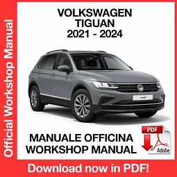 Manuale Officina Volkswagen Tiguan (2021-2022-2023-2024) (EN)