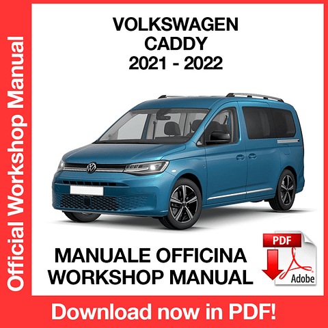 Manuale Officina Volkswagen Caddy (2021-2022) (EN)