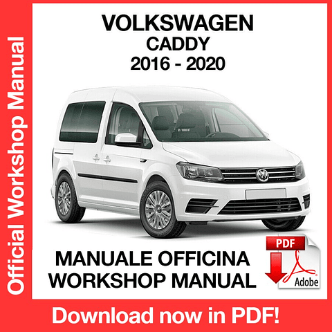 Manuale Officina Volkswagen Caddy (2016-2017-2018-2019-2020) (EN)