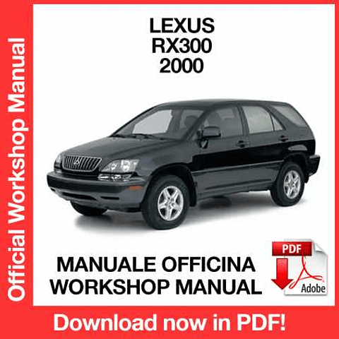 Manuale Officina Lexus RX300 (2000) (EN)