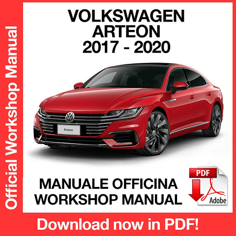 Manuale Officina Volkswagen Arteon (2017-2018-2019-2020) (EN)