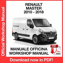 Manuale Officina Renault Master III X62 (2015-2016-2017-2018) (EN)