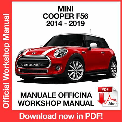 Manuale Officina Mini Cooper F56 (2014-2015-2016-2017-2018-2019) (EN)