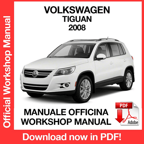 Manuale Officina Volkswagen Tiguan (2008) (EN)