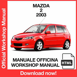 Manuale Officina Mazda 2 (2003) (EN)