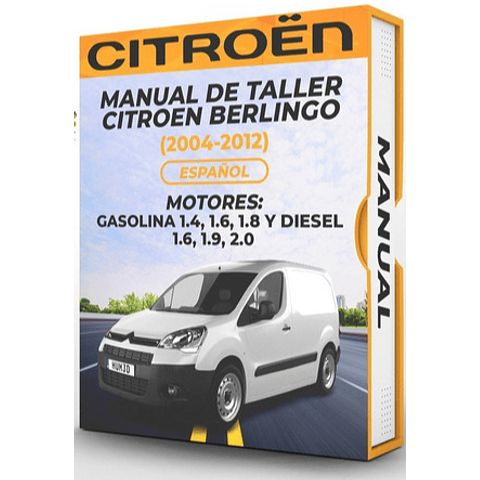 Manuale di officina Citroen Berlingo (2004-2012) 1.4, 1.6, 1.8 E GASO 1.6, 1.9, 2.0