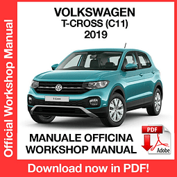 Manuale Officina Volkswagen T-Cross (2019-2020) (EN)