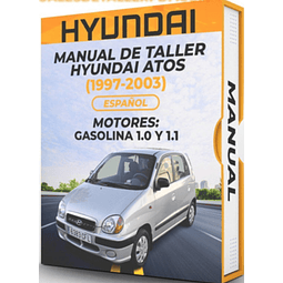 Manuale di officina Hyundai Atos (1997-2003) 1.0 E 1.1 PDF