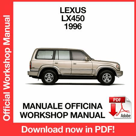 Manuale Officina Lexus LX450 (1996) (EN)