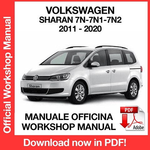 Manuale Officina Volkswagen Sharan (2011-2012-2013-2014-2015) (EN)