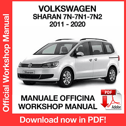 Manuale Officina Volkswagen Sharan (2016-2017-2018-2019-2020) (EN)