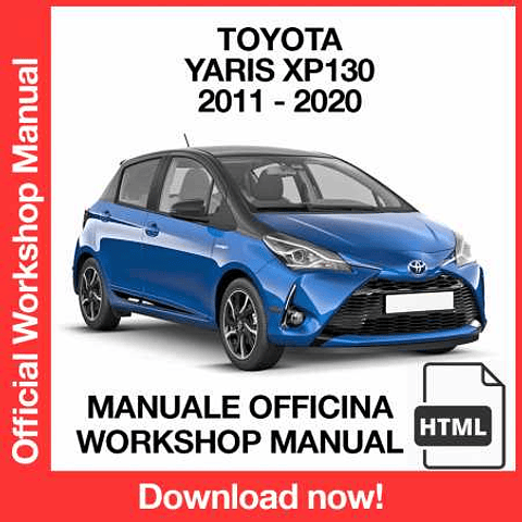 Manuale Officina GRATIS Toyota Yaris XP130 (2011-2012-2013-2014-2015-) (EN)