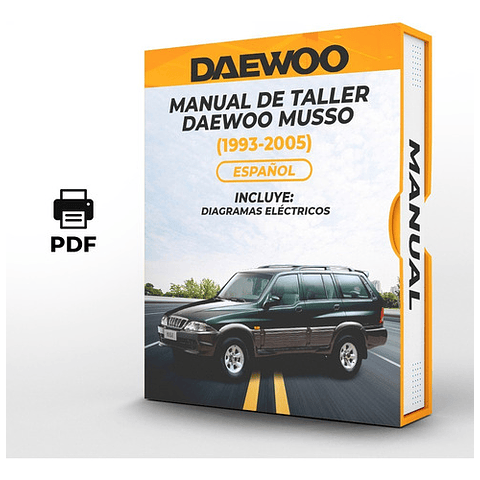 Manuale officina Daewoo Musso (1993-2005) (Spag)***