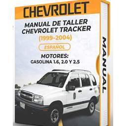 Manuale di officina Chevrolet Tracker (1999-2000-2001- 2002-2003-2004) (Spag)