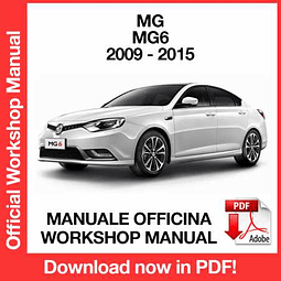 Manuale Officina MG MG6 (2009-2010-2011-2012-2013-2014-2015) (EN)