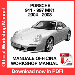 Manuale Officina Porsche 911 997 MK1 (2004-2005-2006-2007-2008) (EN)