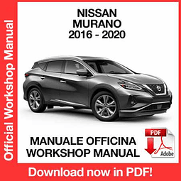 Manuale Officina Nissan Murano Z52 (2016-2017-2018-2019-2020) (EN)