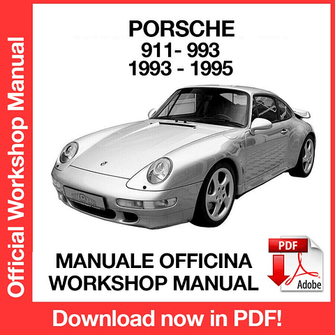 Manuale Officina Porsche 911 993 (1993-1994-1995) (EN)