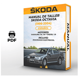 Manuale di officina Skoda Octavia (1996-2004) (Spag)