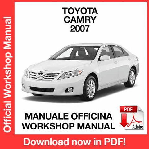 Manuale Officina Toyota Camry (2007) (EN)