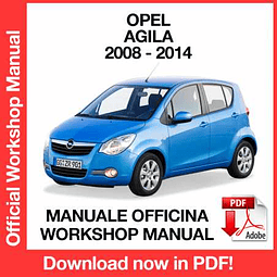 Manuale Officina Opel Agila (2008-2009-2010-2011-2012-2013-2014) (ITA)