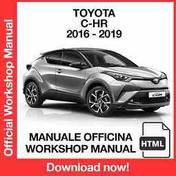 Manuale Officina Toyota C-HR (2016-2017-2018-2019) (EN)