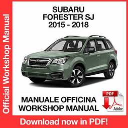 Manuale Officina Subaru Forester SJ (2015-2016-2017-2018) (EN)