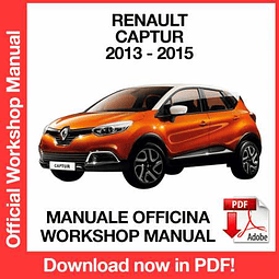 Manuale Officina Renault Captur J87 (2013-2004-2015) (EN)
