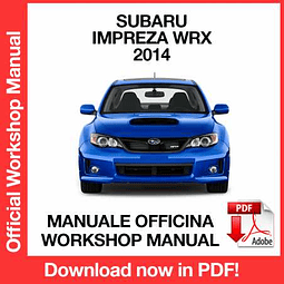 Manuale Officina Subaru Impreza WRX STI GJ GP (2014) (EN)