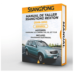 Manuale di officina Ssangyong Rexton (2006, 2007, 2008, 2009, 2010, 2011, 2012) PDF