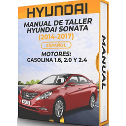 Manuale di officina Hyundai Sonata (2014, 2015, 2016, 2017) 1.6, 2.0 E 2.4