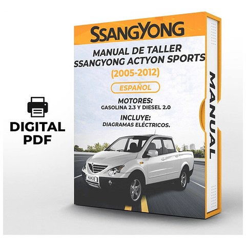 Manuale di officina sportiva Ssangyong Actyon (2005-2012)