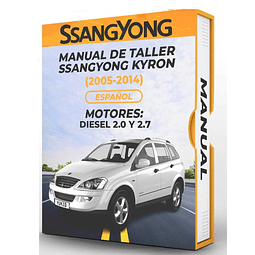 Manuale di officina Ssangyong Kyron (2005, 2006, 2007, 2008, 2009, 2010, 2011, 2012, 2013, 2014) PDF