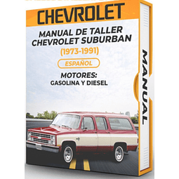 Manuale d'officina Chevrolet Suburban (1982, 1983, 1984, 1985, 1986, 1987, 1988, 1989, 1990, 1991)