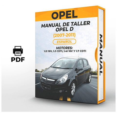 Manuale di officina Opel D (2007-2011) PDF***