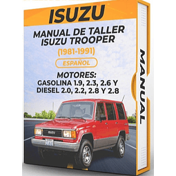 Manuale di officina Isuzu Trooper (1981-1991) PDF 