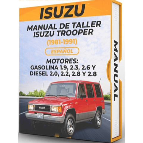 Manuale di officina Isuzu Trooper (1981-1991) PDF 