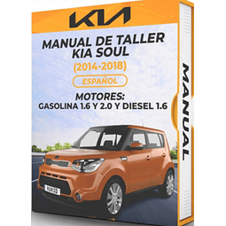 Manuale d'officina Kia Soul (2014, 2015, 2016, 2017, 2018) 