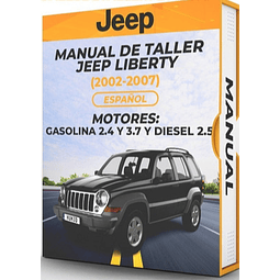 Manuale di officina Jeep Liberty (2002, 2003, 2004, 2005, 2006, 2007) 2.4 E 3.7/ 2.5