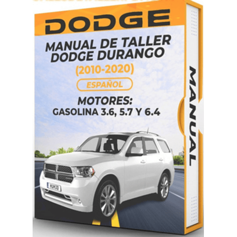 Manuale di officina Dodge Durango (2010, 2011, 2012, 2013, 2014, 2015, 2016, 2017, 2018, 2019, 2020)PDF