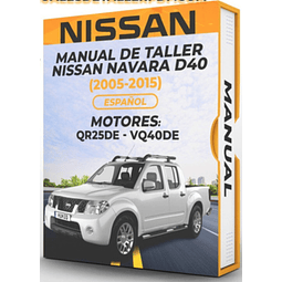 Manuale di officina Nissan Navara D40 (2005-2015) PDF 